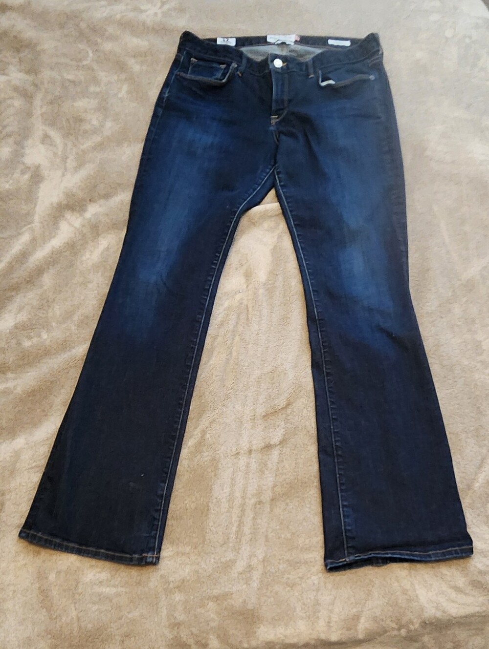 Lucky Brand Lolita Boot Jeans Women’s Size 12/31 Dark Wash Bootcut Denim USA